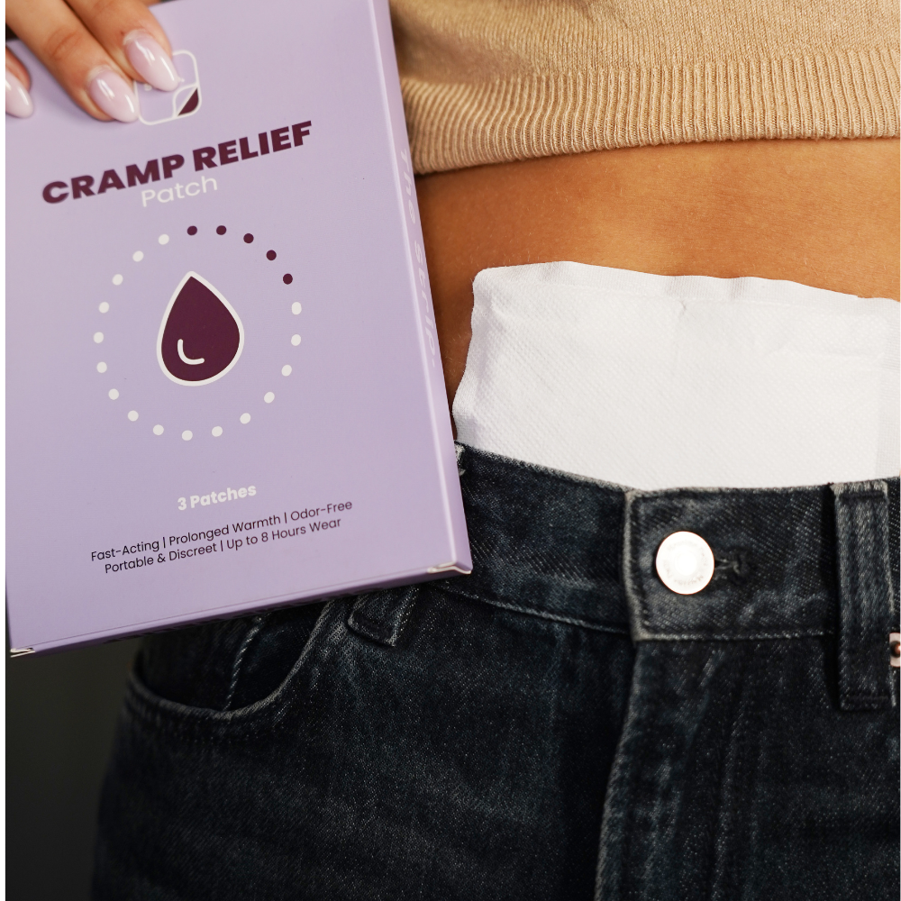 Cramp Relief Heat Patches - Fast Period Pain Relief, Drug-Free